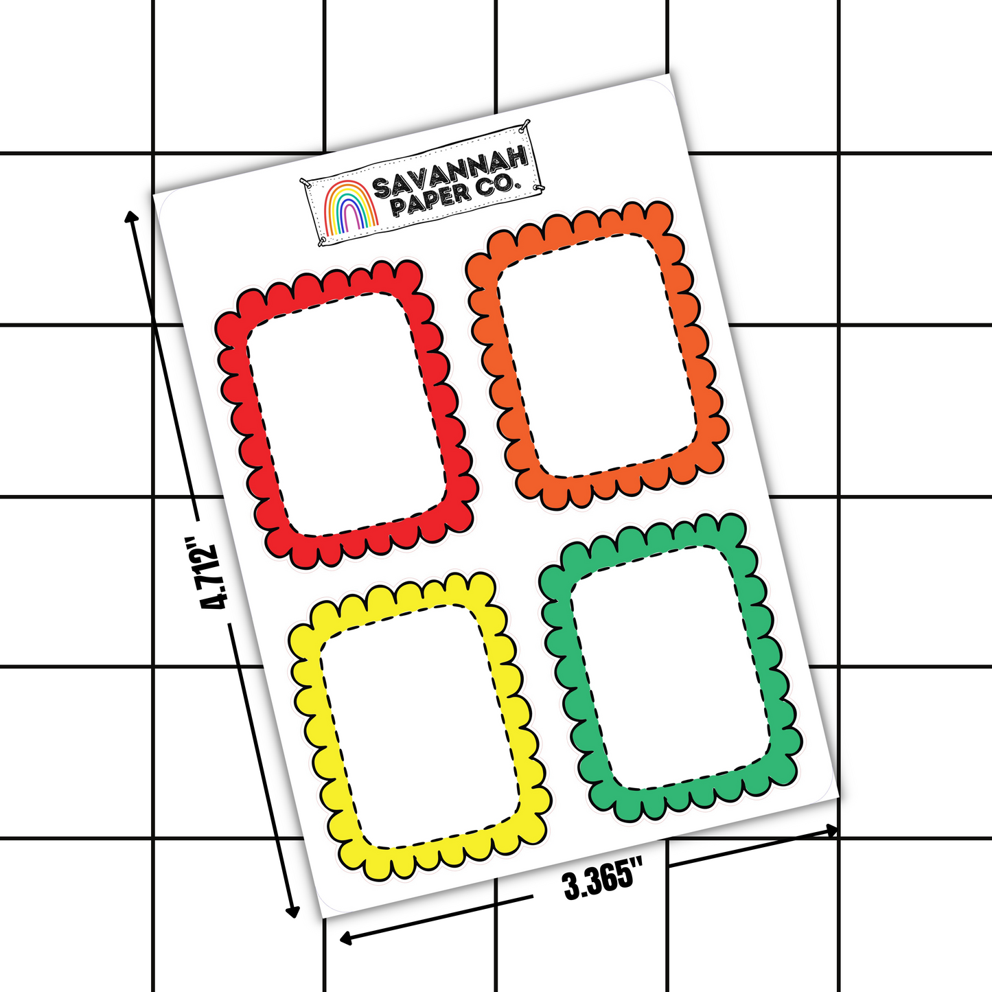Bubble Full Box Stickers | RAINBOW