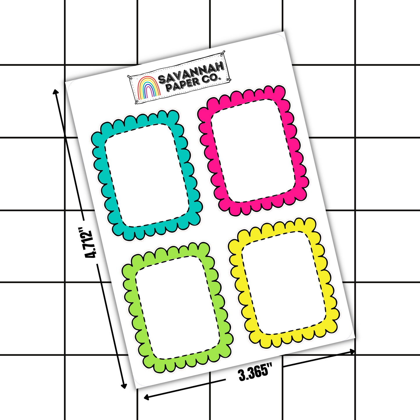 Bubble Full Box Stickers | BRIGHT