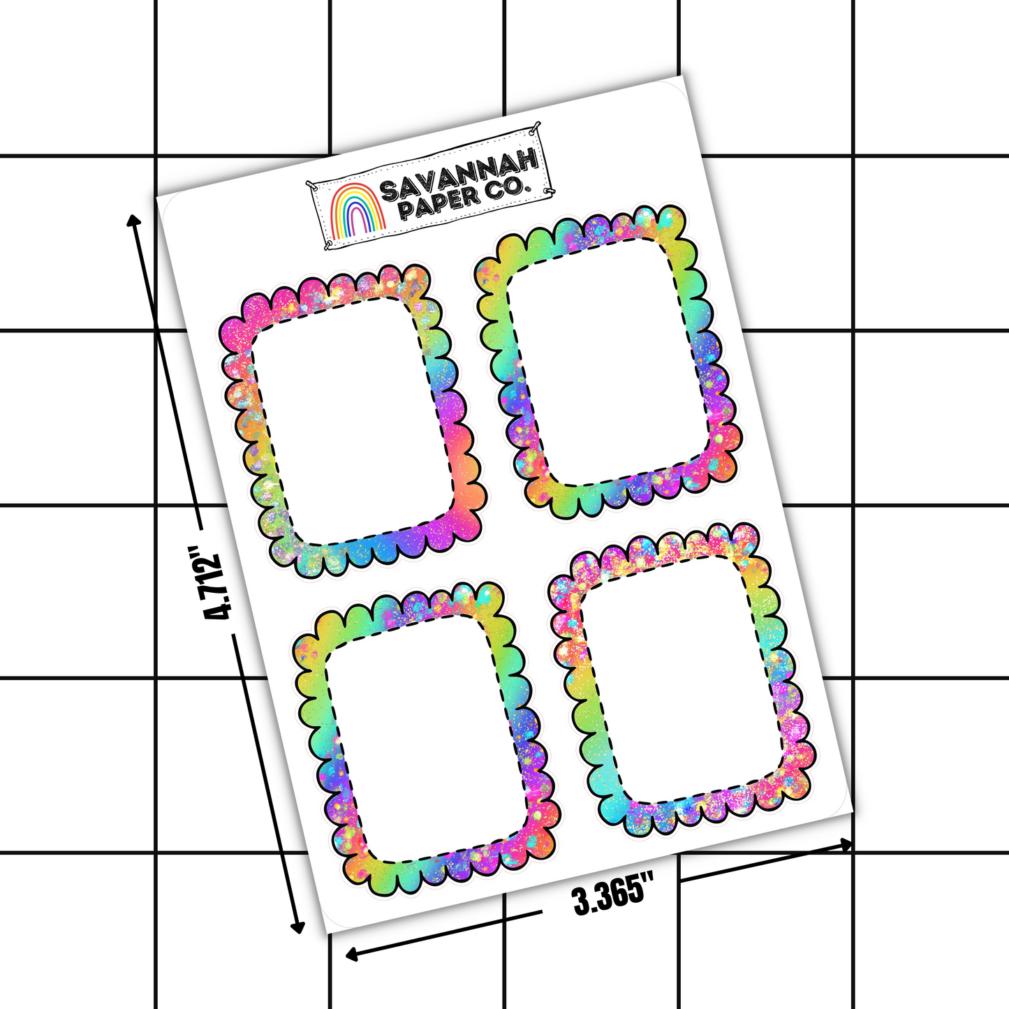 Bubble Full Box Stickers | MAGIC RAINBOW