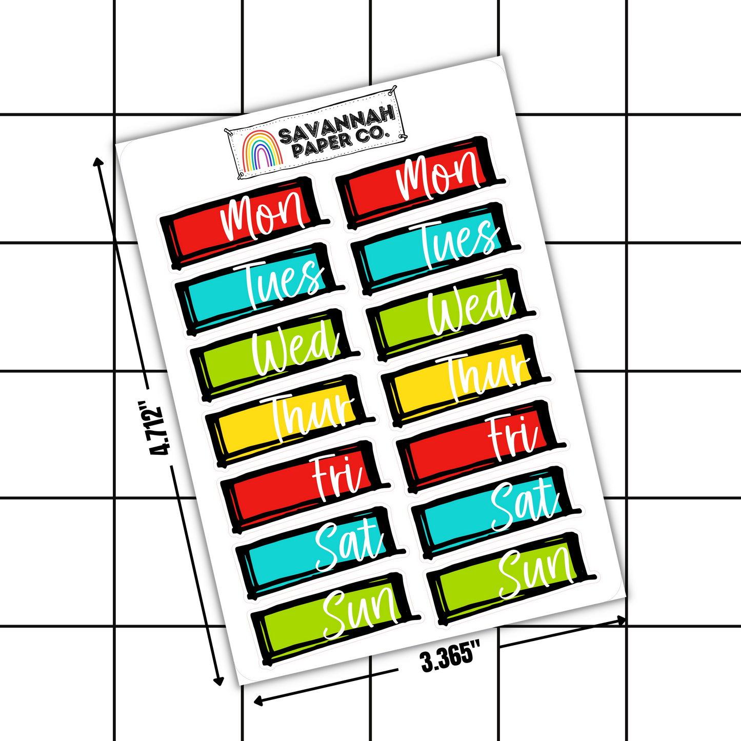 School Rules Day Cover Stickers