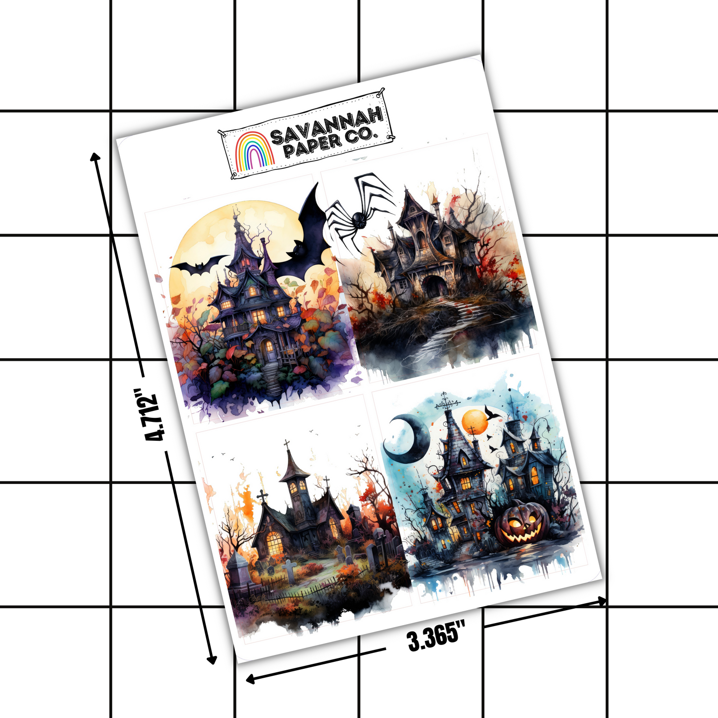 Halloween Full Box Stickers | 1