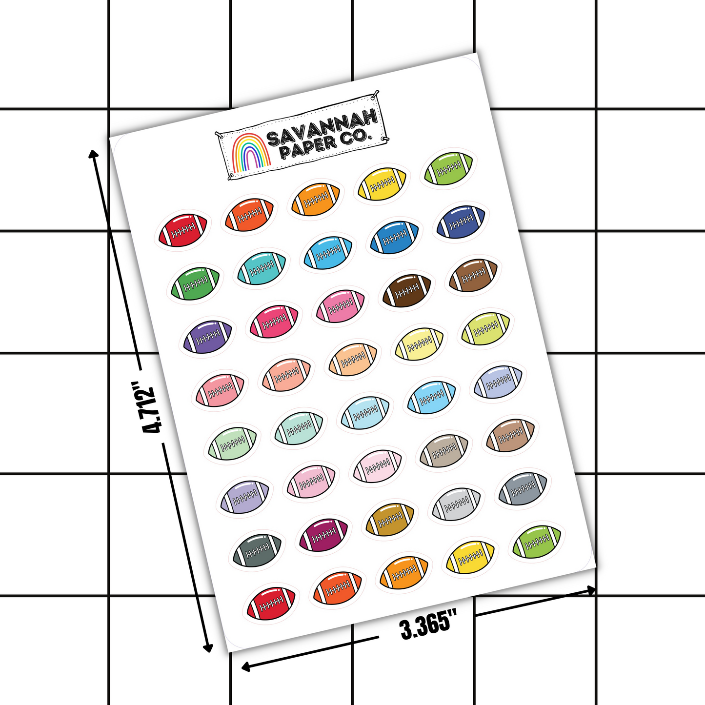 Football Doodle Stickers