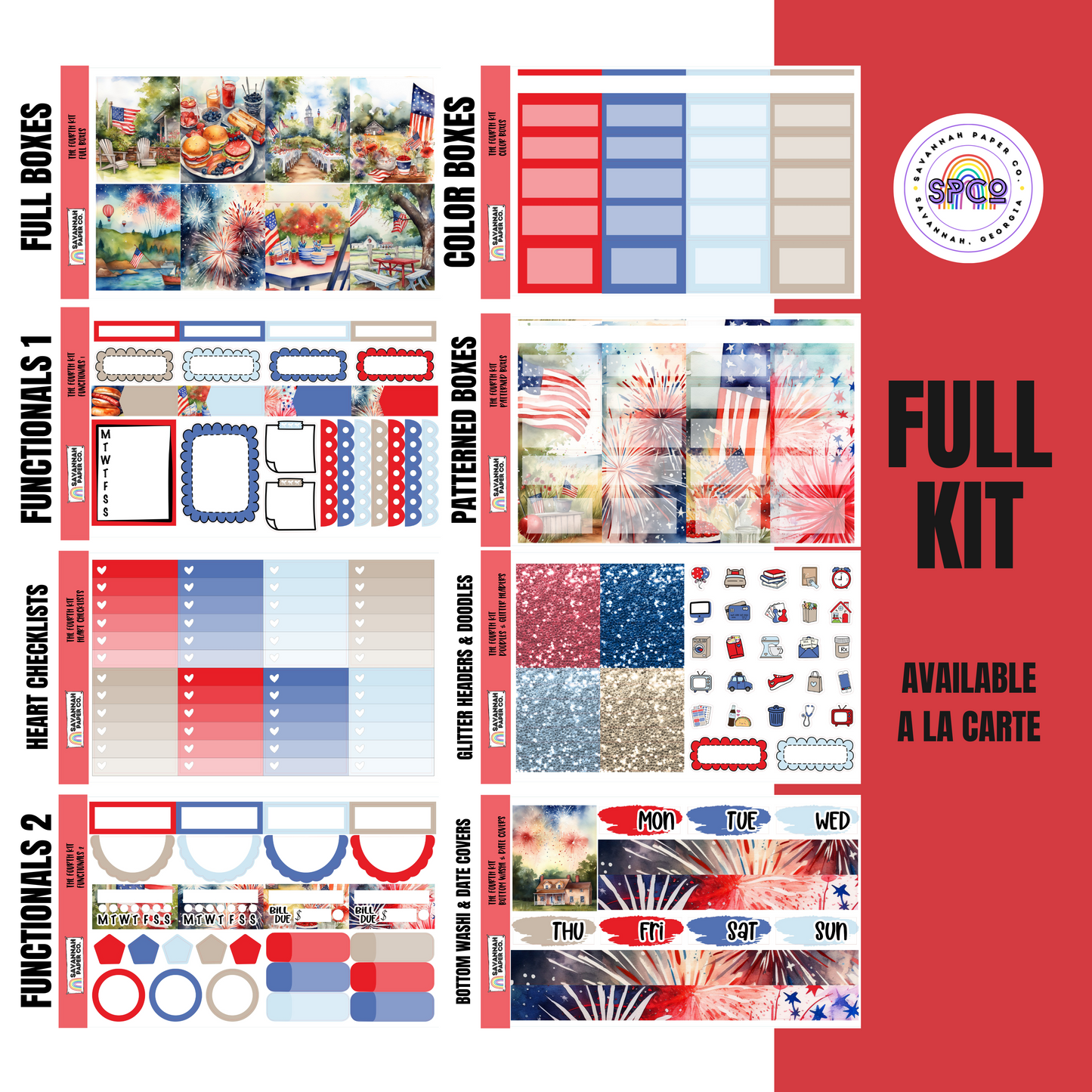 The Fourth Kit | 8-Page Full | 4-page Mini | A La Carte