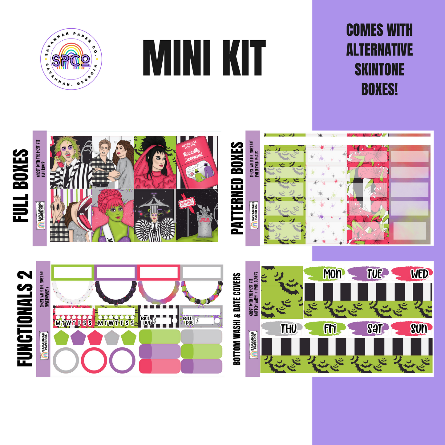 Ghost with the Most Kit | 8-Page Full | 4-page Mini | A La Carte