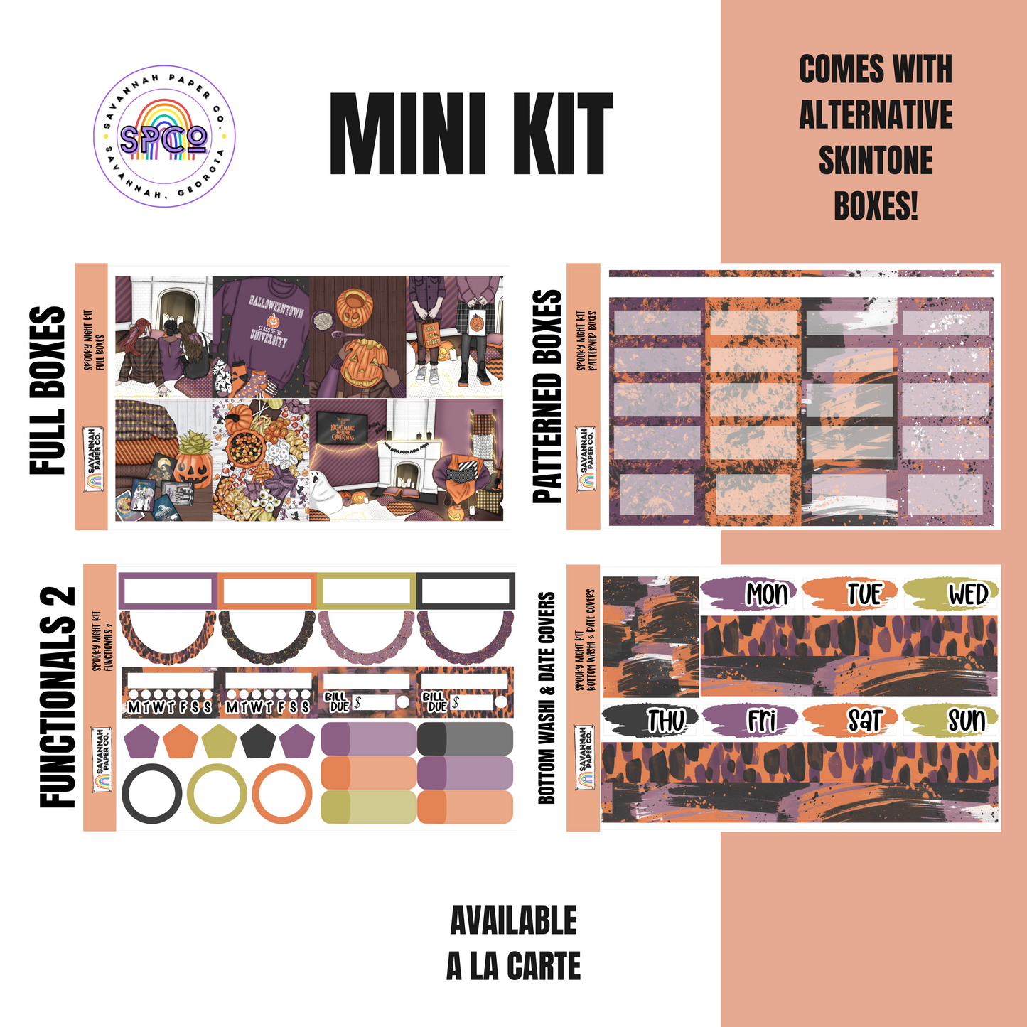 Spooky Night Kit | 8-Page Full | 4-page Mini | A La Carte