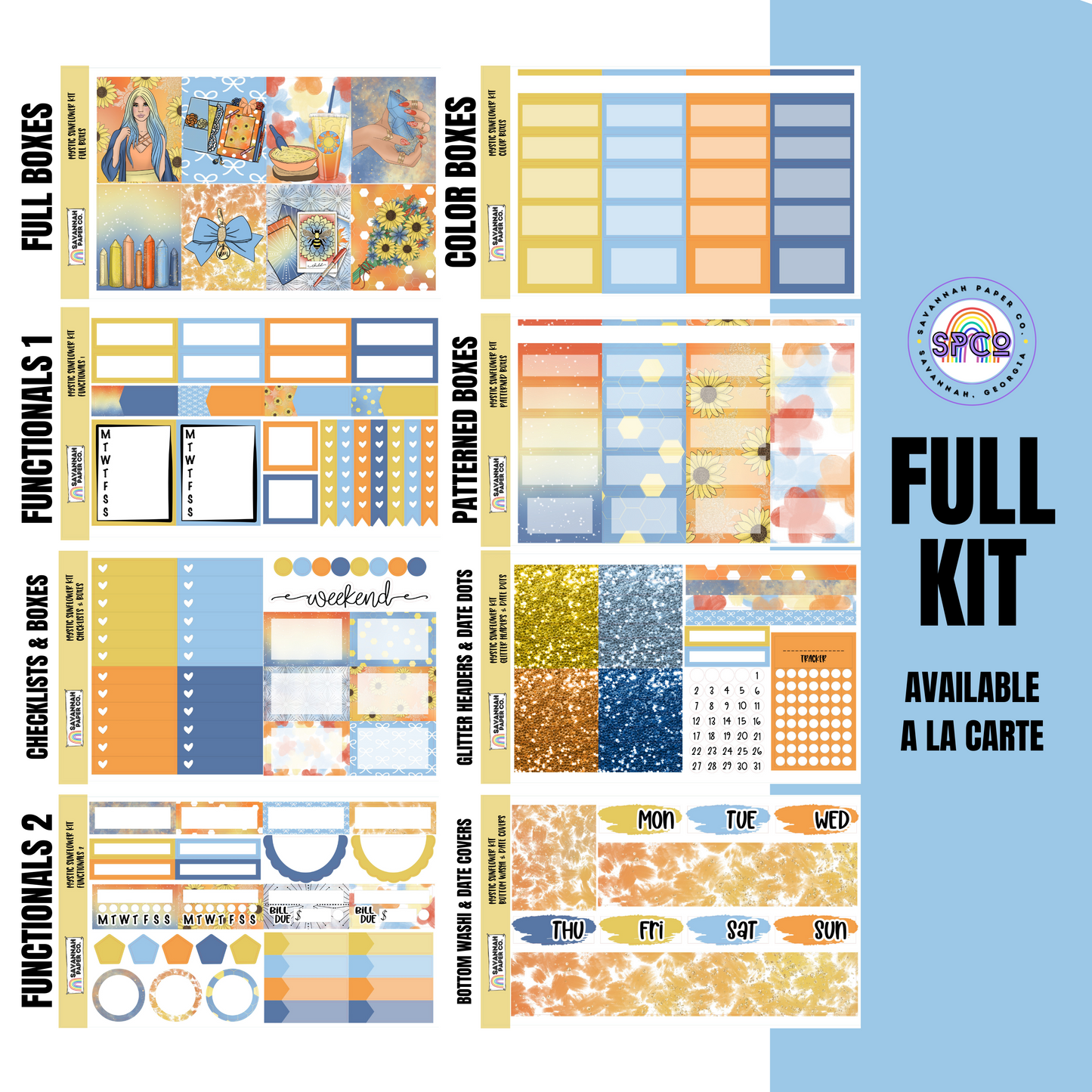 Mystic Sunflower Kit Collection | Standard Vertical | B6 | Add-ons