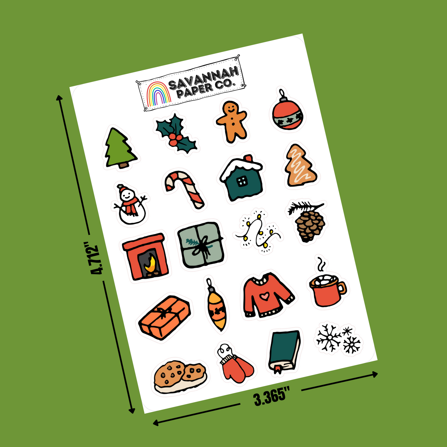 Christmas Doodle Stickers