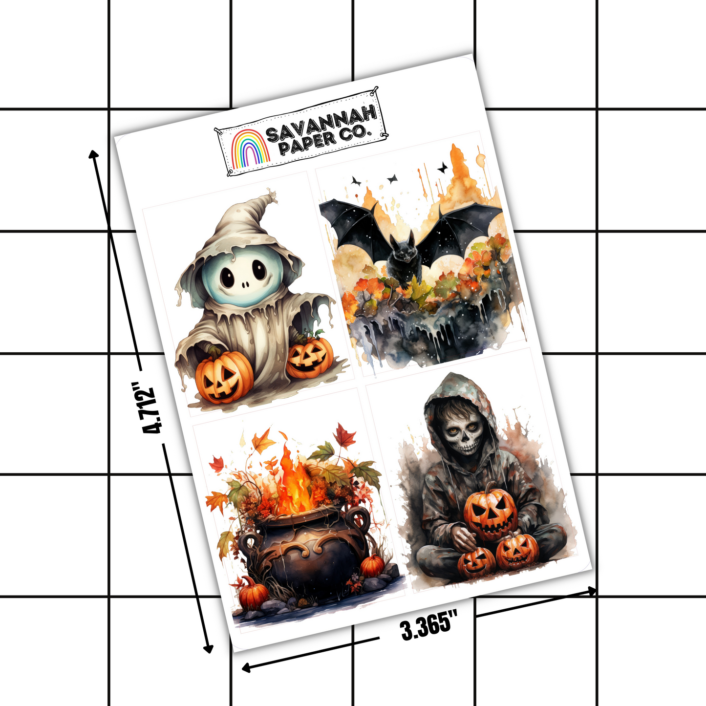 Halloween Full Box Stickers | 4