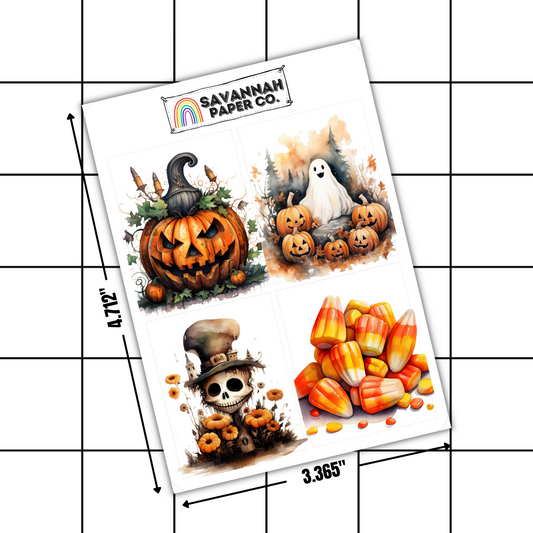 Halloween Full Box Stickers | 3