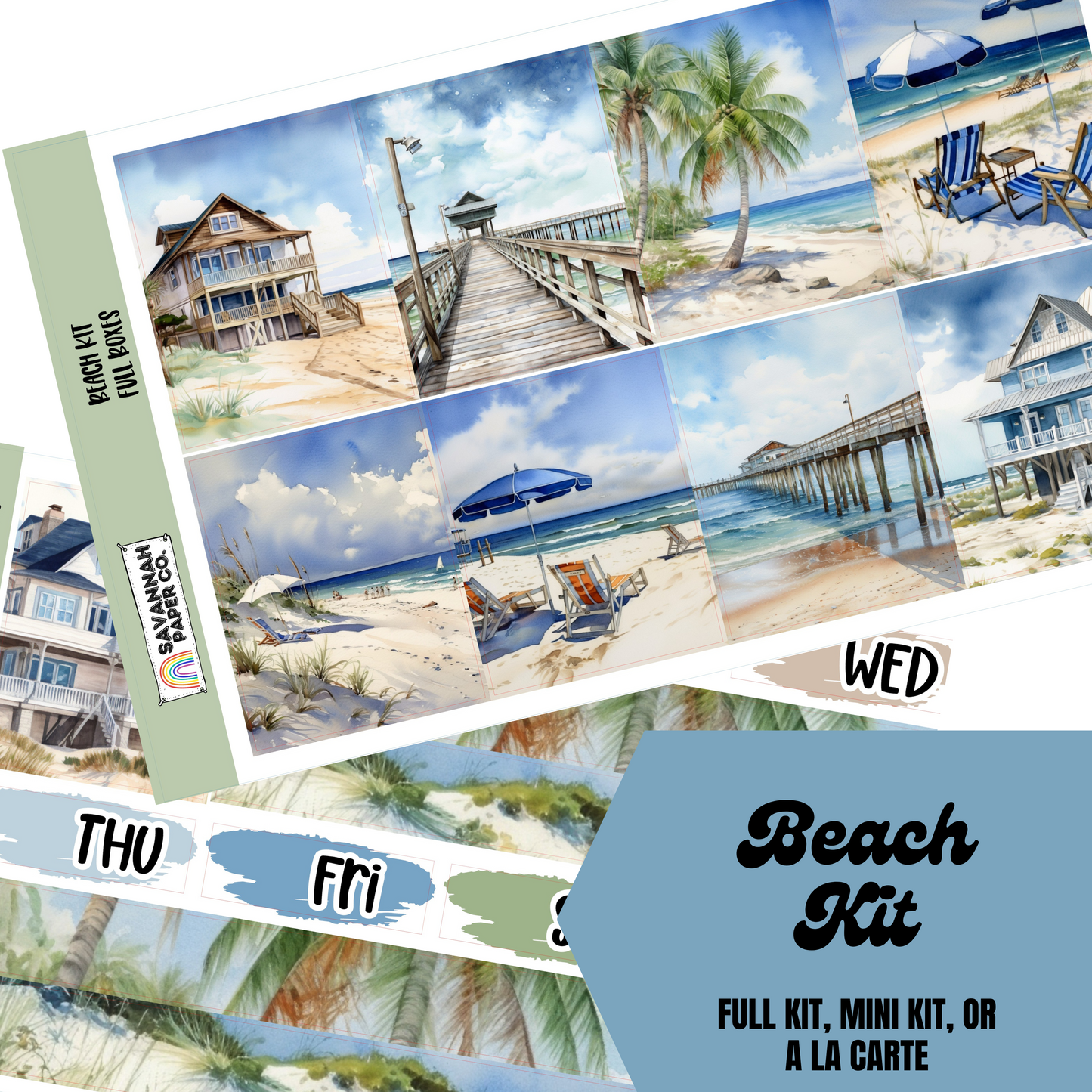 Beach Kit | 8-Page Full | 4-page Mini | A La Carte