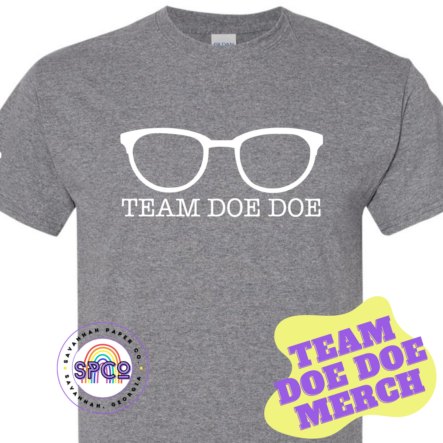 Team Doe Doe Glasses T-Shirt