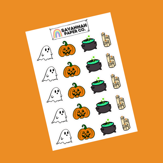 Halloween Doodle Stickers
