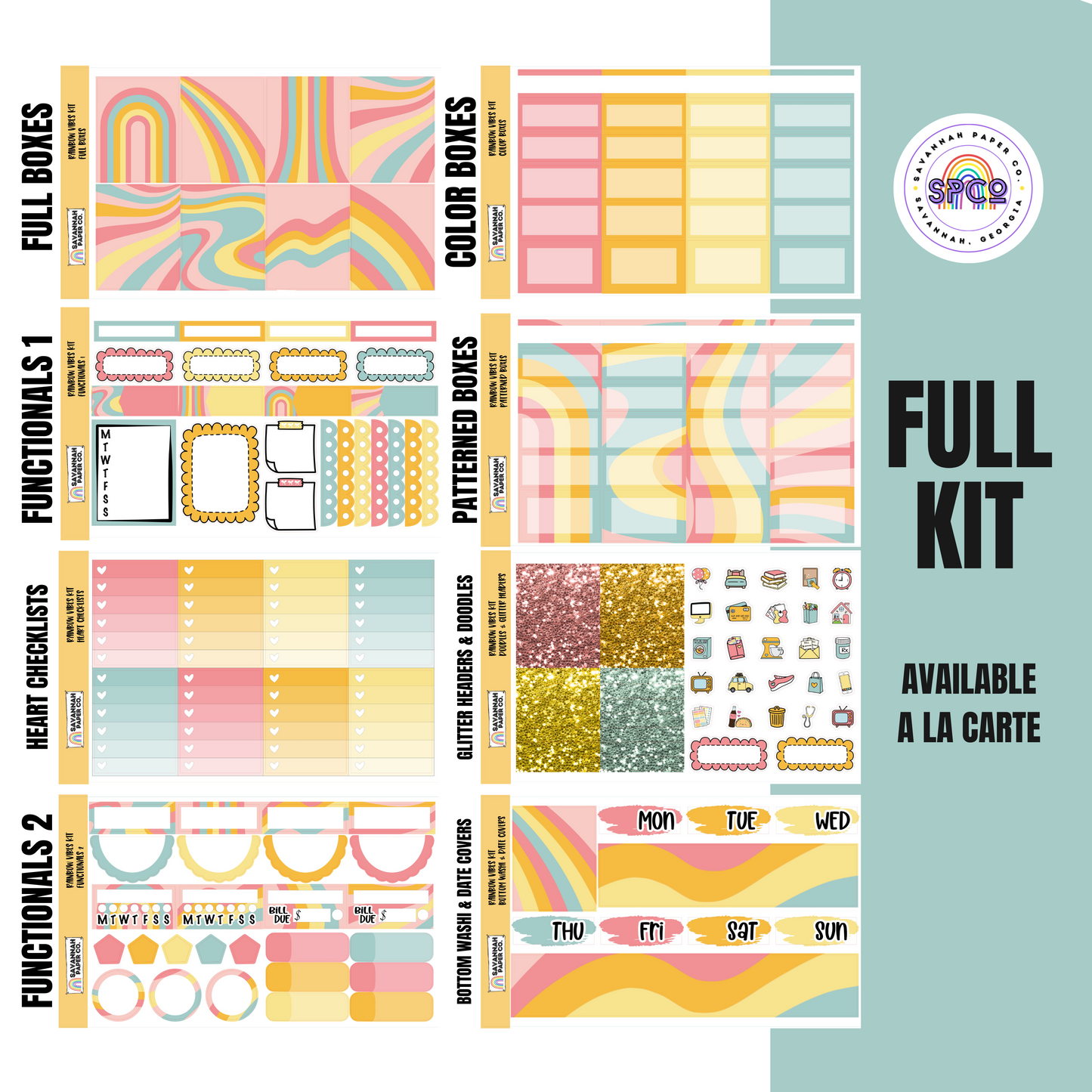 Rainbow Vibes Kit | 8-Page Kit or A La Carte