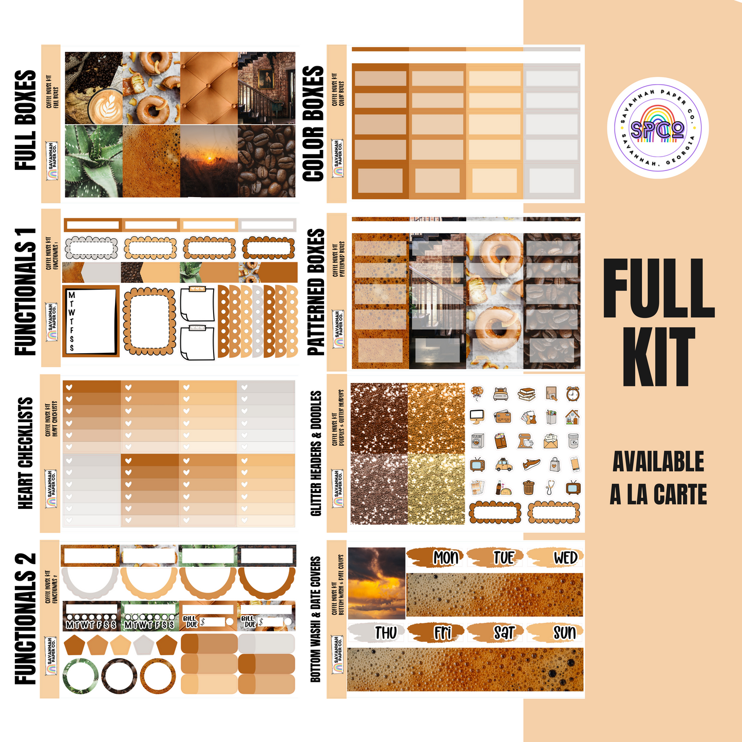 Coffee House Kit | 8-Page Kit or A La Carte