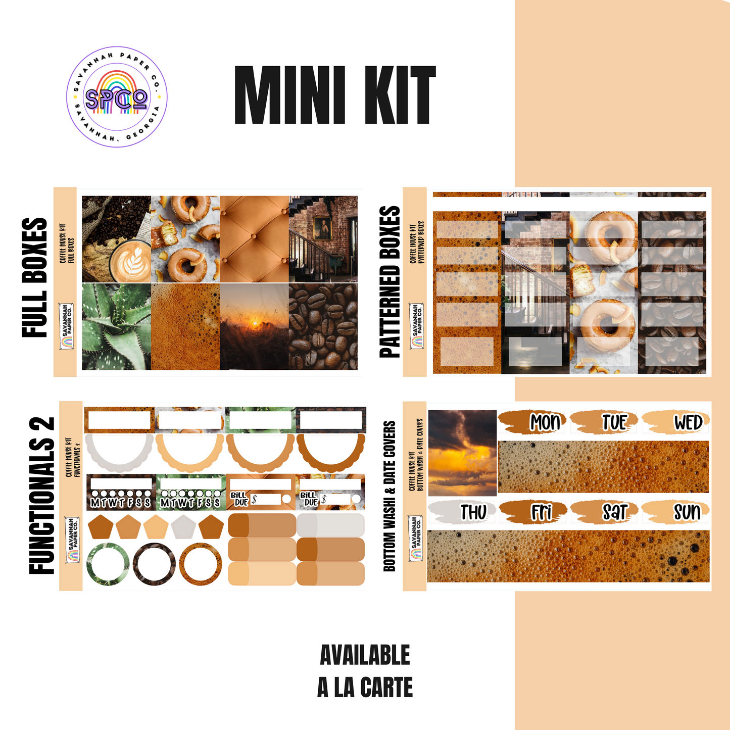 Coffee House Kit | 8-Page Kit or A La Carte