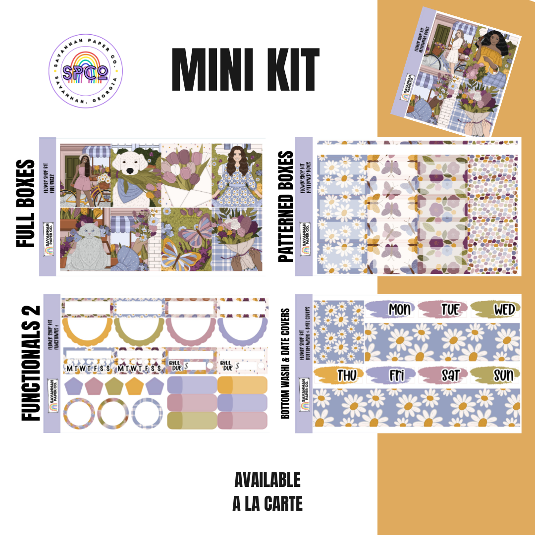 Flower Shop Kit | 8-Page Kit or A La Carte