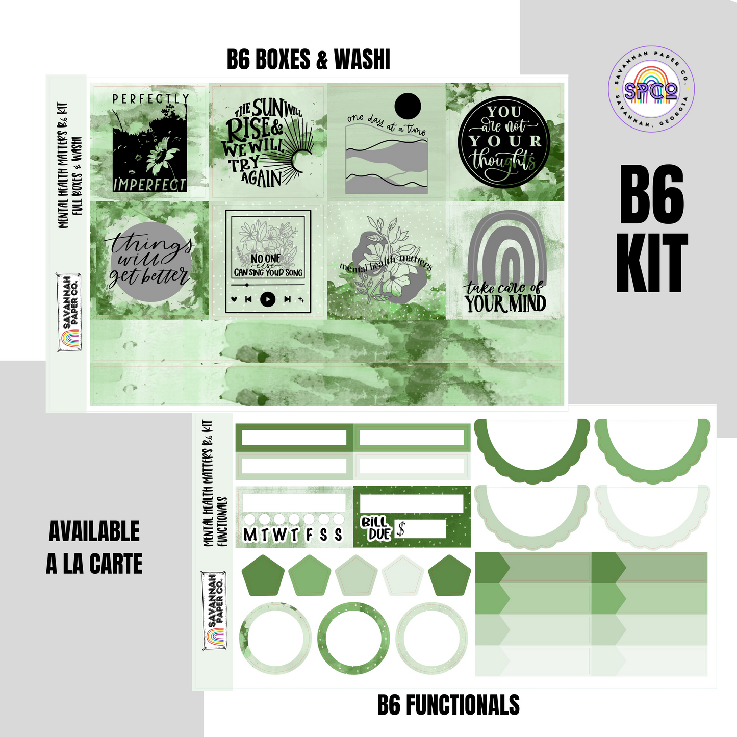 Mental Health Matters Kit Collection | Standard Vertical | B6 | Add-ons