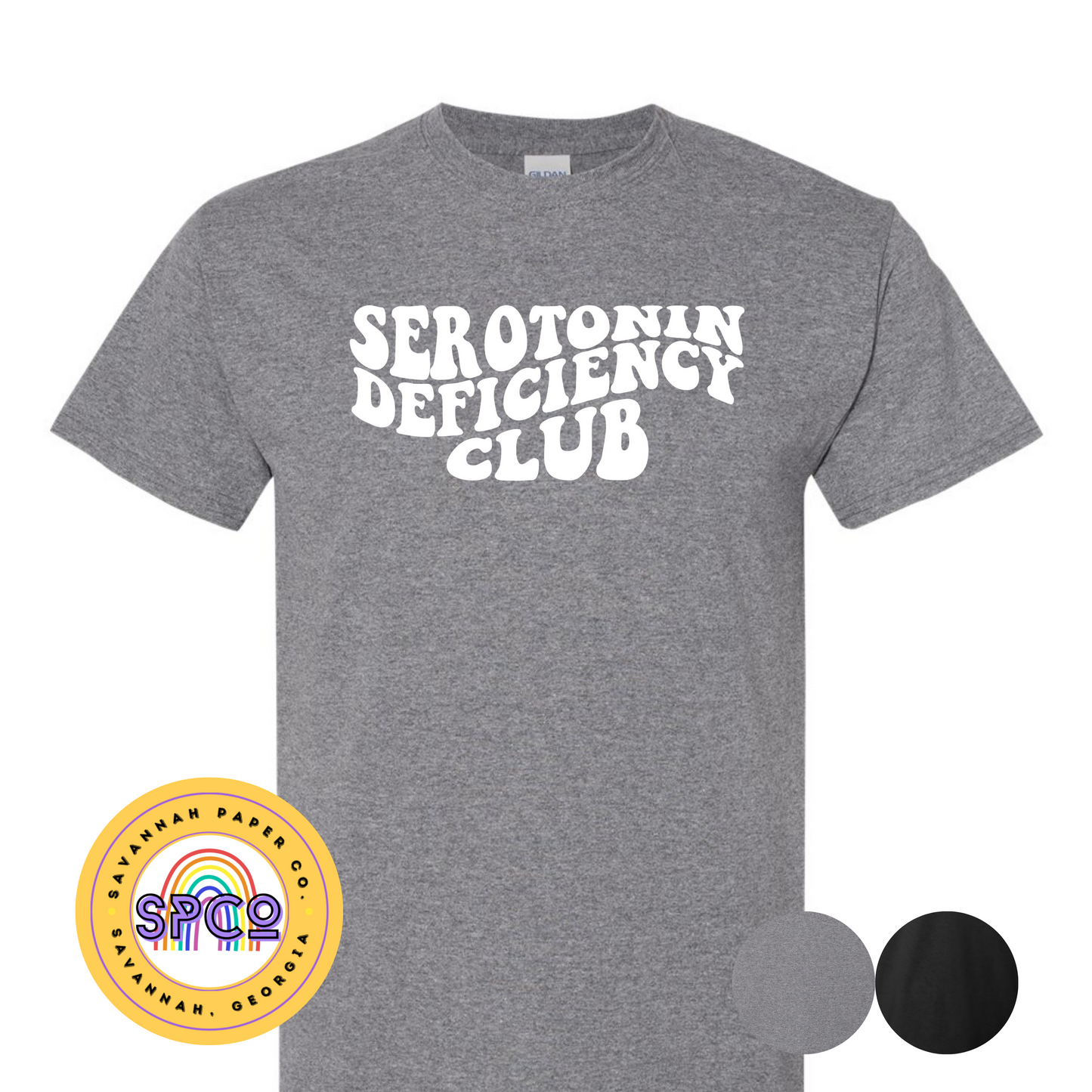 Serotonin Deficiency Club T-Shirt