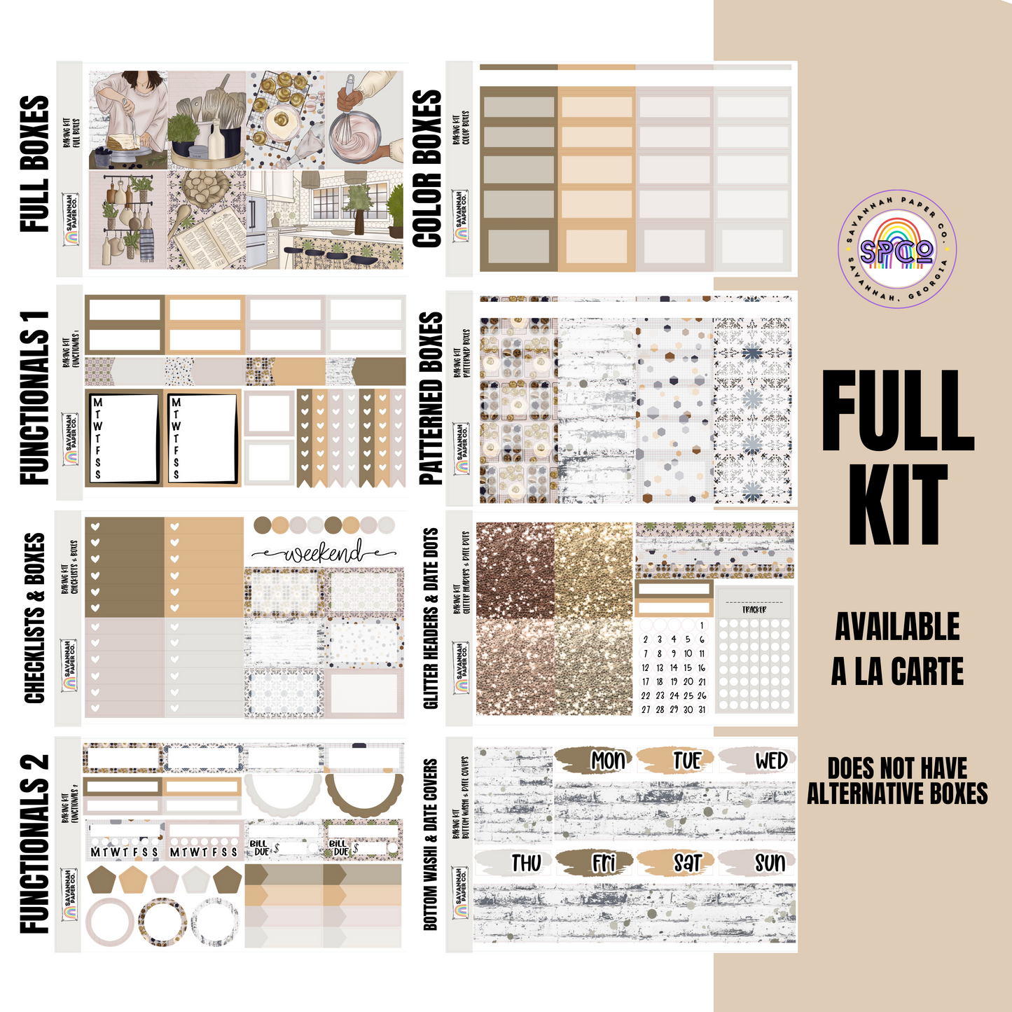 Baking Kit Collection | Standard Vertical | B6 | Add-ons