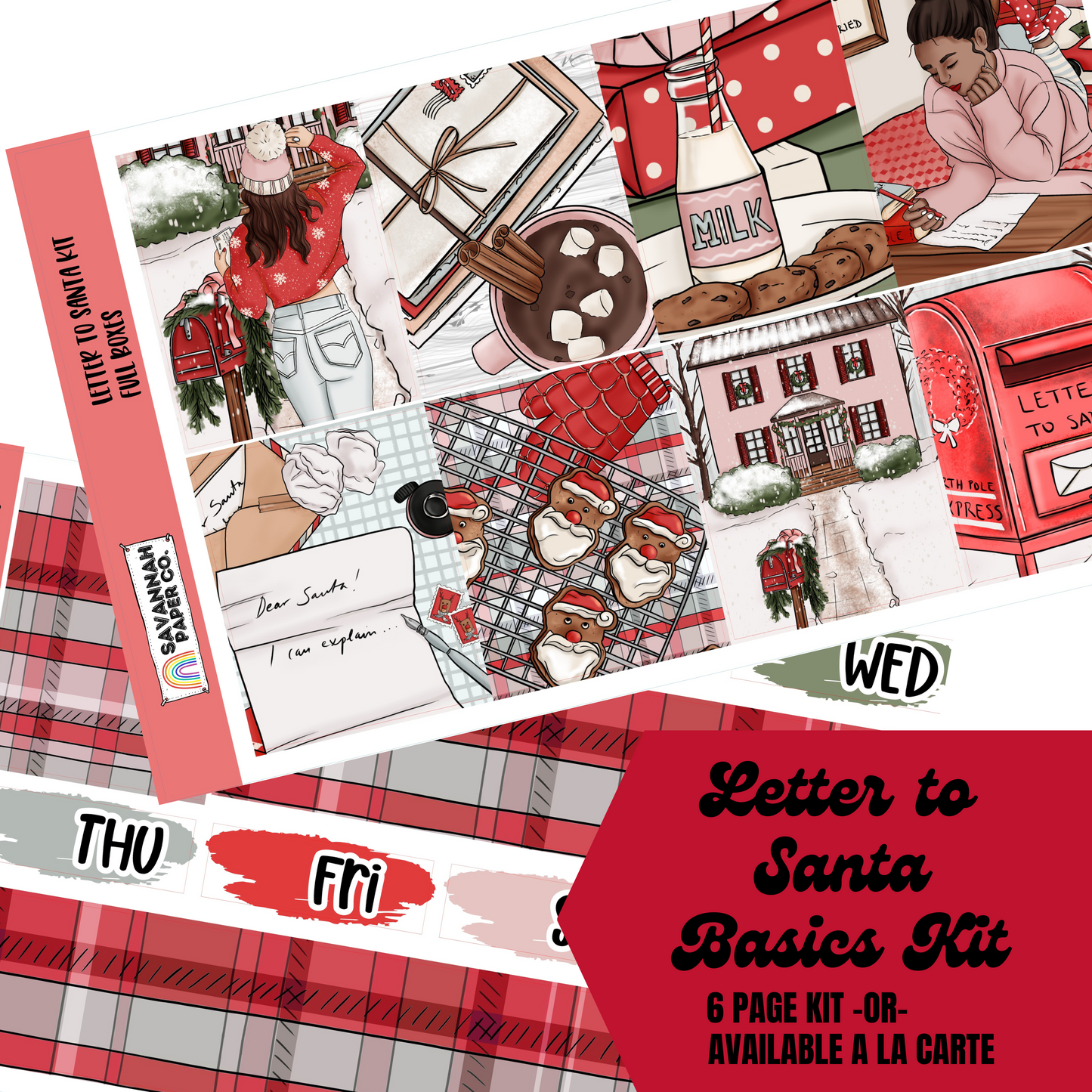 Letter to Santa Basics Kit | 6-Page Kit or A La Carte