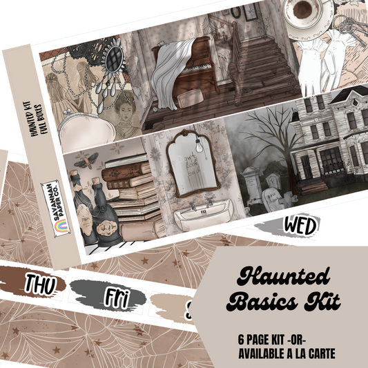 Haunted Basics Kit | 6-Page Kit or A La Carte