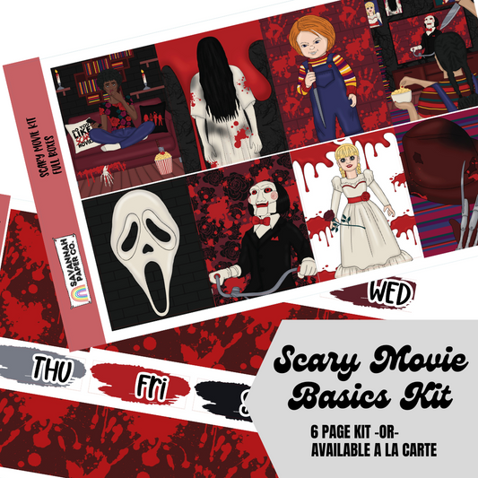 Scary Movie Basics Kit | 6-Page Kit or A La Carte
