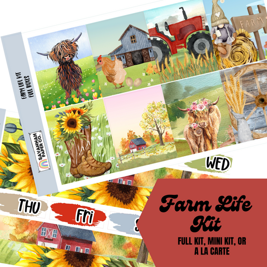 Farm Town Kit | 8-Page Full | 4-page Mini | A La Carte