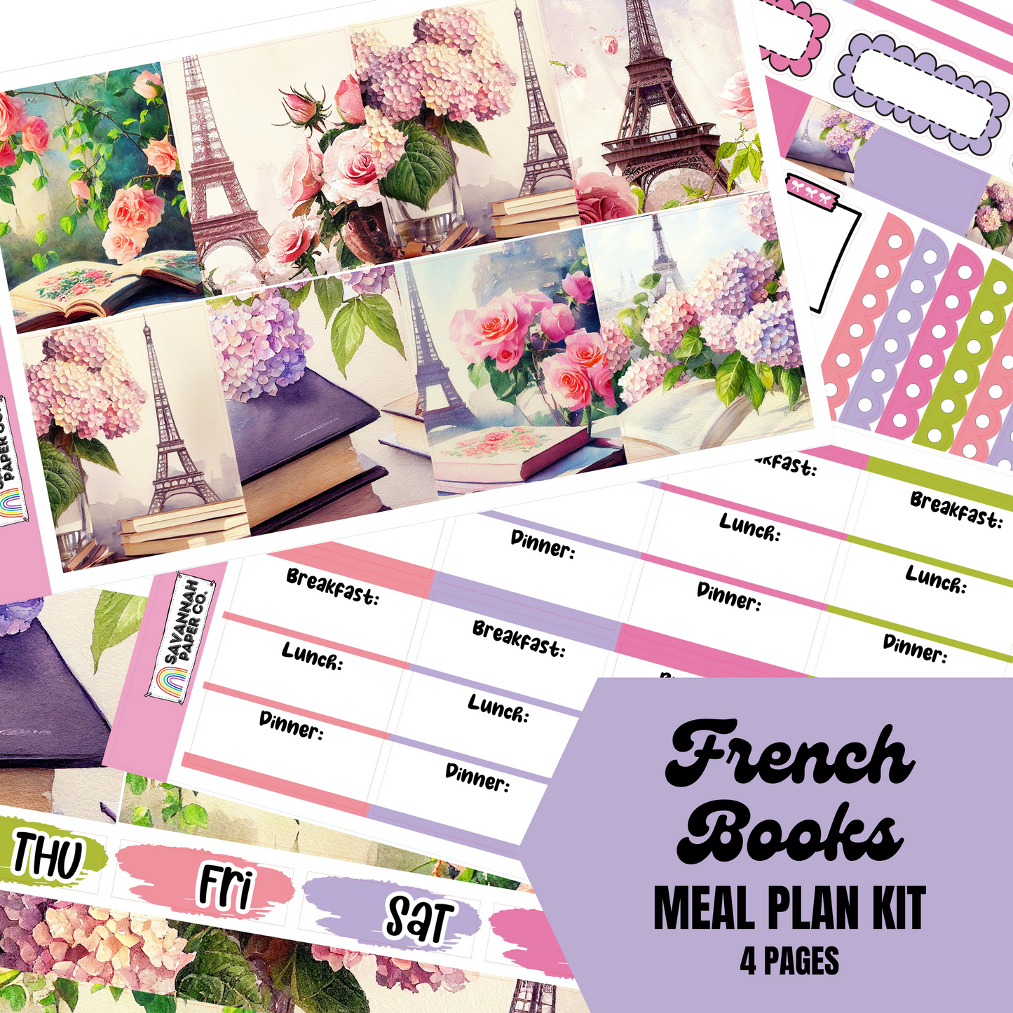 French Books Meal Plan Kit