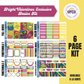Bright Valentines Basics Kit | 6-Page Kit or A La Carte