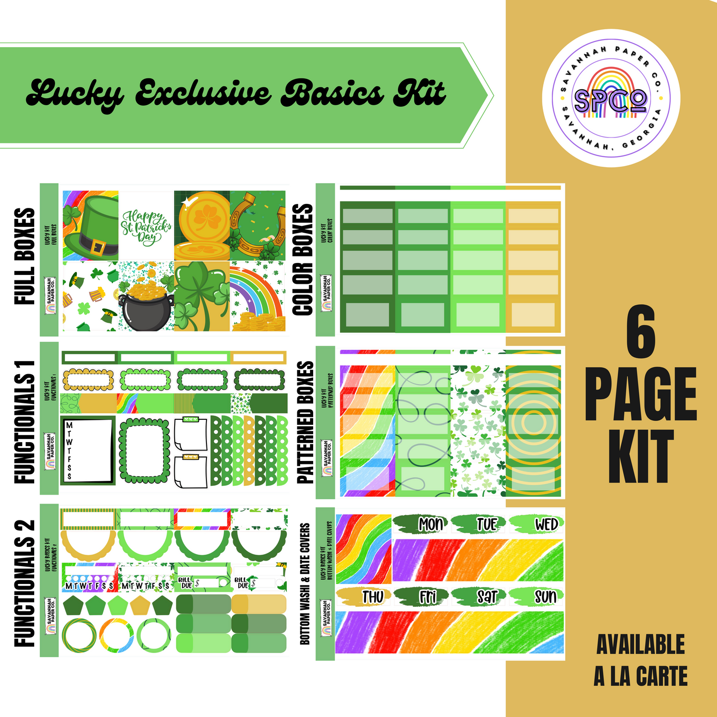Lucky Basics Kit | 6-Page Kit or A La Carte
