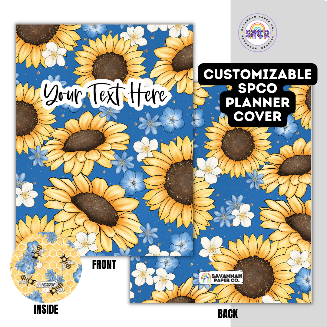 SPCO Sunflowers Customizable Planner Cover